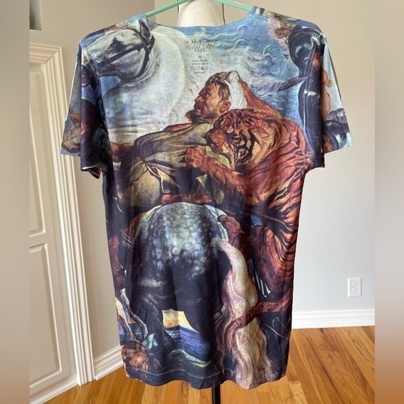 L.A.T.H.C. Los Angeles Tree House Club size M Tiger Tee shirt double sided hit - Picture 4 of 9